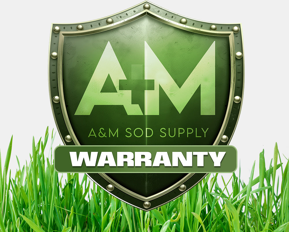 A+M Sod Supply warranty logo